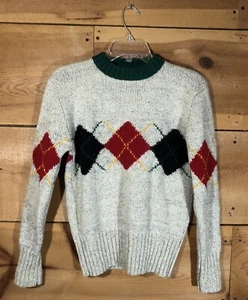 Vintage Ralph Lauren 100% Wool Sweater Youth Hong Kong Boys Sweater Size Large - Picture 1 of 10