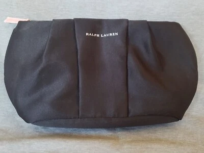 BOLSO DE MAQUILLAJE RALPH LAUREN NEGRO CON CLASE CON FORRO ROSA Foto 1 de 4