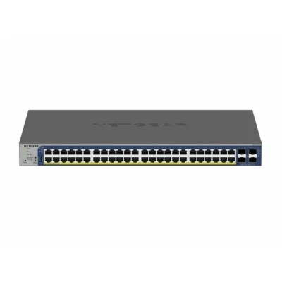 Netgear GS752TXP-300NAS 48 Port 4 Dedicated 10G SFP+ Gigabit PoE+ Smart Switches - Image 1 of 4