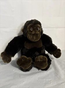 King Kong Plush 14" Gorilla Ape Monkey Stuffed Toy Brown Caltoy. Vtg. Korea. - Picture 1 of 9