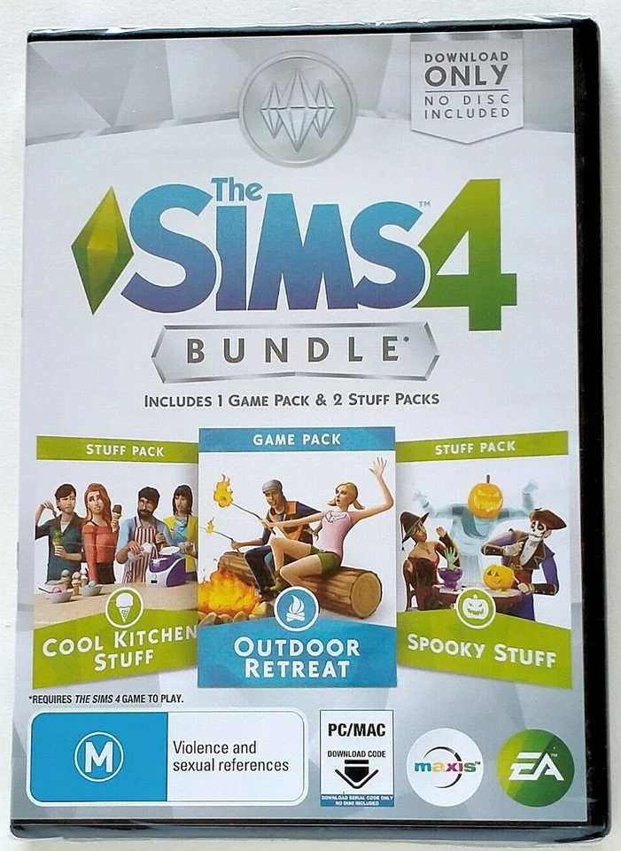 The Sims 4 Bundle 2 Pack | Requires Sims 4 Game | Code in a Box | No Disc - Image 1 of 1