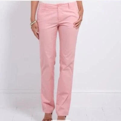 Vineyard Vines Pants Women’s Size 4 Pink Straight Leg Stretch Chinos Preppy Golf - Image 1 of 4