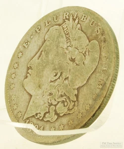 1894-O Morgan silver $1 (one dollar) US coin, circulated, "Very Good" condition - Picture 1 of 4