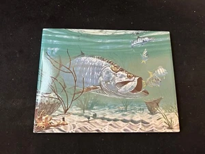 Don Ray Wildlife Art Ceramic Tile 8”x6” ''Marquesas Key Tarpon" Ocean Fish - Picture 1 of 7
