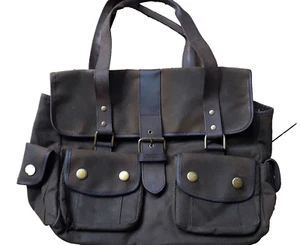 BARBOUR - WAXED UTILITY BAG - UMHÄNGETASCHE DAMEN LEDER BAUMWOLLE GEWACHST - Bild 1 von 12