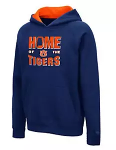 Sudadera con capucha de lana Auburn Tigers NCAA de Colossuem nueva con etiquetas talla juvenil M (12-14) azul marino - Imagen 1 de 4