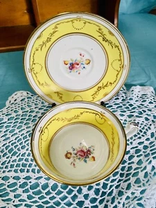 VINTAGE E B & L Duchess England Yellow Cup & Saucer Set - Picture 1 of 7