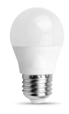 10pz Lampadina Led Sfera E27 Luce Calda 2700k 5.5w 450lm - Immagine 1 di 2