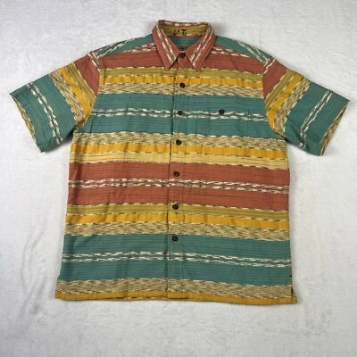 The Territory Ahead Men's Size M Button Up S/S Shirt Southwestern Stripes - Image 1 of 4