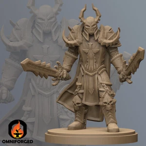 Darion Mograine Warcraft Death Knight Miniature 3D Printed Figure - Picture 1 of 1