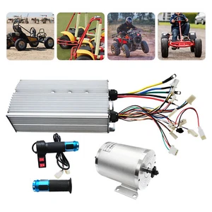 Kit conversione e-bike 72V 3000W motore elettrico brushless controller go-kart ATV - Foto 1 di 13
