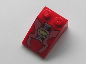 LEGO Red Slope 33 3x2 Red Gray Machinery Parts Ref 3298px6 Set 3750 7314  - Picture 1 of 1
