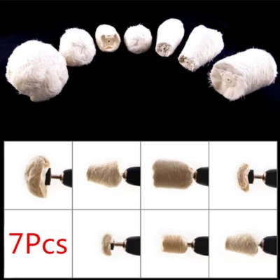 7x Metal Polishing Kit Buffing Pad Mop Wheel For Aluminum Stainless Steel Chrome - Image 1 of 4