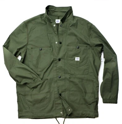 全新 Lee Heritage Coaches 夹克 橄榄色 男式 尺码 M,L — 第 1/4 张图片