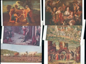 24 FRENCH POSTCARDS - ARTWORKS - Picture 1 of 4