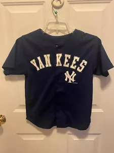 Boy's New York Yankees Roger Clemens Baseball Jersey #22, Size 10-12, Medium - Picture 1 of 7