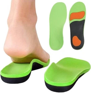 Kids Orthotic Arch Support Insoles Plantar Fasciitis Cushioning Shoes Inserts US - Picture 1 of 11