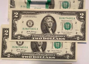 2017-A 50x $2 Two Dollar Bills NEW YORK Series Super New Uncirculated 2017 A !!! - Picture 1 of 4