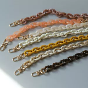 Bolso de hombro de cadena Rolo de acrílico con correa de mango - Imagen 1 de 25