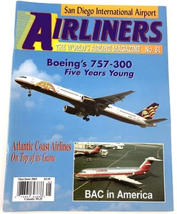 Airliners Magazine, Mai/Juni 2003 #81. Boeing 757-300 bei 5, BAC in Amerika. - Bild 1 von 3
