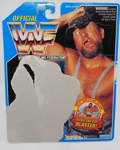 Luke WWF Cardback azul de Hasbro Wrestling figuras - años 90 vintage - Imagen 1 de 2