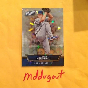 CLAYTON KERSHAW #8 Dodgers 10/25 made Thick cracked ice 2016 Panini National - Imagen 1 de 1