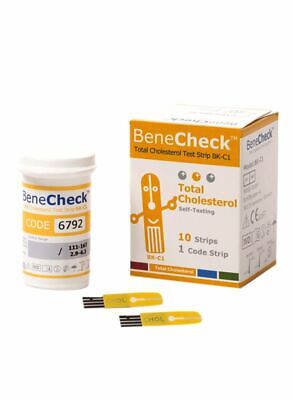   Benecheck/Pempa - Cholesterol Test Strips (pack Of 10) • 25.44€