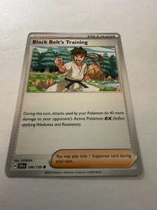 2X Black Belt's Training 144/159 Pokemon SV: Journey Together - Picture 1 of 3