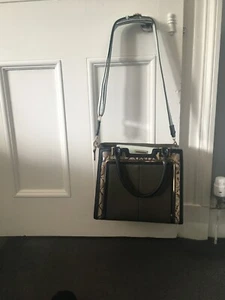 River Island Snake Skin Bag Large Handbag - Picture 1 of 5