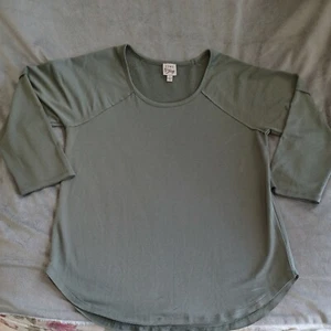 COMO Vintage T-Shirt Women’s Sz. L Soft Long Sleeve EUC Shirt Hi-Low - Picture 1 of 12