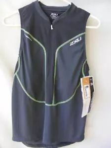 2XU Triathlon Endurance Singlet Cycling Jersey Shelf Bra UV Protection XL NEW - Picture 1 of 6
