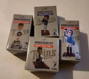 JOE MAUER MINNESOTA SGA Bobblehead Set of 4 2019 Final Game MLB Debut MVP Twins - Picture 1 of 5