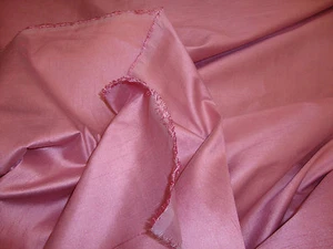 Shantung Faux Dupioni dusty rose Drapery wedding Silk Solid home decor Fabric  - Picture 1 of 1