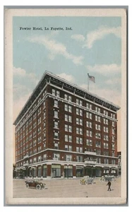 Fowler Hotel LAFAYETTE IN Vintage Indiana Postcard - Picture 1 of 2