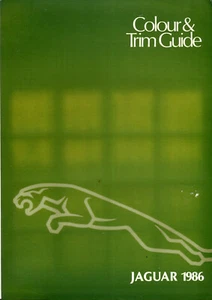 Jaguar XJ40 XJS Farben und Verkleidung UK Markt Prospekt 1986 - Bild 1 von 1