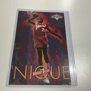 Vintage Atlanta Hawks DOMINIQUE WILKINS COSTACOS "EINZIGARTIG" Promo Poster Karte 4x6 - Bild 1 von 4