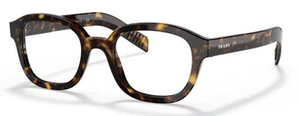 Prada PR 11WV 2AU1O1 50mm Dark Havana Eyeglasses - Picture 1 of 4