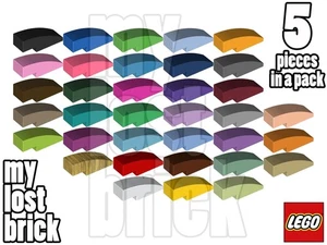LEGO - Part 50950 - Slopes Curved 3x1 No Studs (Pack of 5) + NEW + SELECT COLOUR - Picture 1 of 37