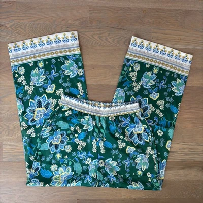 NWT Anthropologie Maeve Printed Floral Elastic Pull On Pants Women’s Size XS - Image 1 of 4
