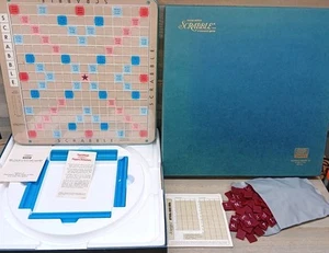 Vintage 1976 Scrabble Deluxe Edition Turntable Complete - Selchow & Righter USA - Picture 1 of 7