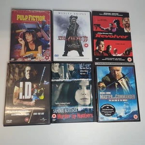 DVD Action Bundle Joblot 6 DVD's Pulp Fiction, Blade 2, Revolver - Picture 1 of 14