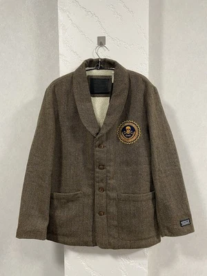 Levi’s Jasper Club Coat Tweed Blazer RRL Style Size: S - Image 1 of 4