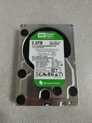 Western Digital WD20EADS-00S2B0 2Tb SATA 7.2K 3.5" WD Caviar green Hard Drive - Image 1 of 4