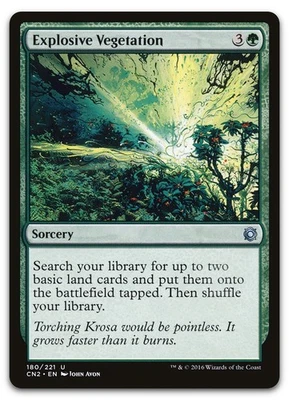 Explosive Vegetation #180 (NM) Conspiracy Take the Crown CN2 Magic MTG - Image 1 of 2