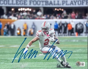 Emeka Egbuka Signed Autographed 8x10 Photo Ohio State Buckeyes BAS Beckett Coa - Picture 1 of 2