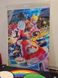 Nintendo - Mario Kart & Rabbids Game Poster - 3D Lenticular Effect (3-In-One) - Picture 1 of 3