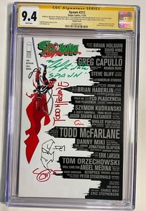 Spawn #312 CGC SS 9.4 FRANK MILLER sketch, signed 6x TODD MCFARLANE NM - Picture 1 of 3
