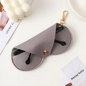 Pu Leather Reading Glasses Bag Glasses Pouch Sunglasses Case For Outdoor Travel - Picture 1 of 13