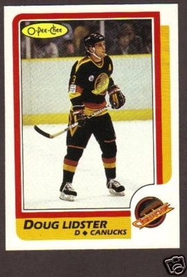 1986-87 OPC Hockey Doug Lidster #32 Canucks NM/MT - Image 1 of 1