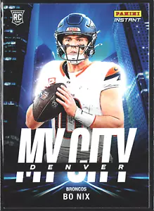 Bo Nix Rookie Card My City Short Print Only 587 Made 2024 Panini Football Karte - Bild 1 von 2